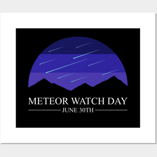 Meteor Watch Day ✅ June 30th ✅ Posters and Art